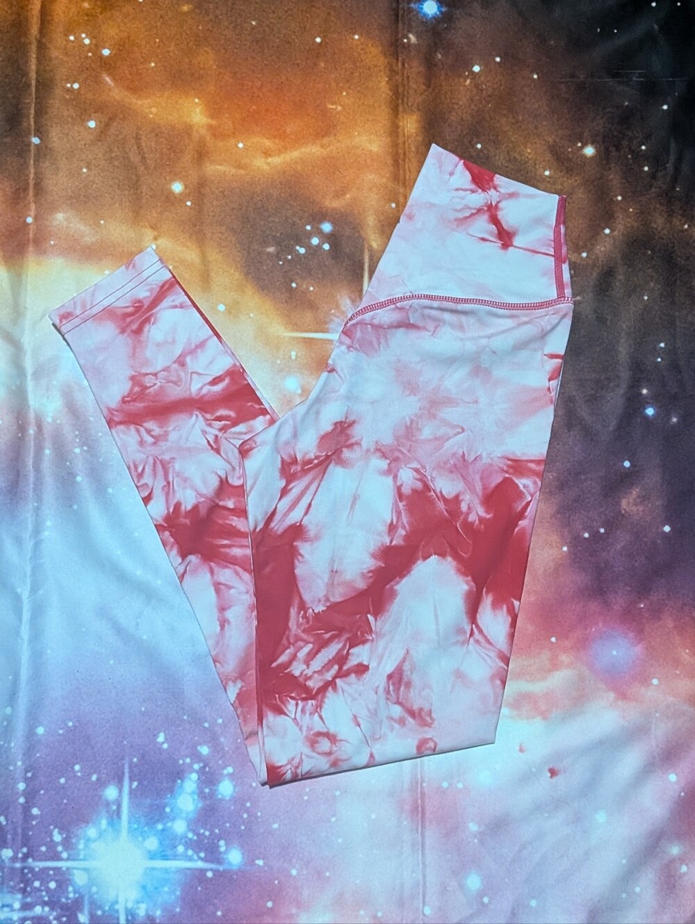 Balance Athletica Pink Tie Dye Leggings Size Small